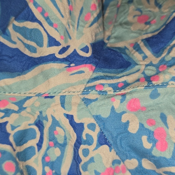 Lilly Pulitzer Kelly Pant Bay Blue Into The Deep - Picture 10 of 15